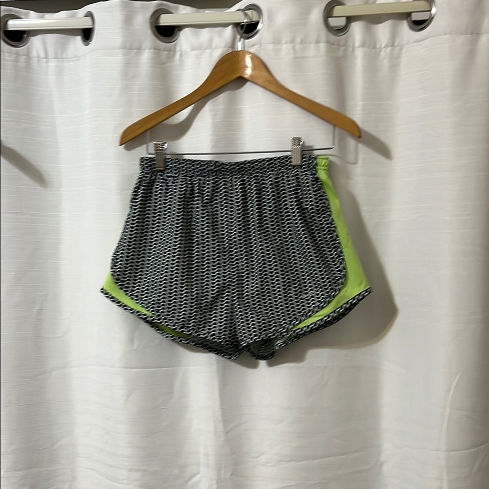 Nike Purple and Green Women's Shorts